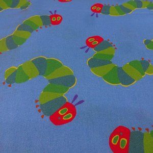 Cute "THE VERY HUNGRY CATAPILLAR" Handmade Cotton Pillowcase